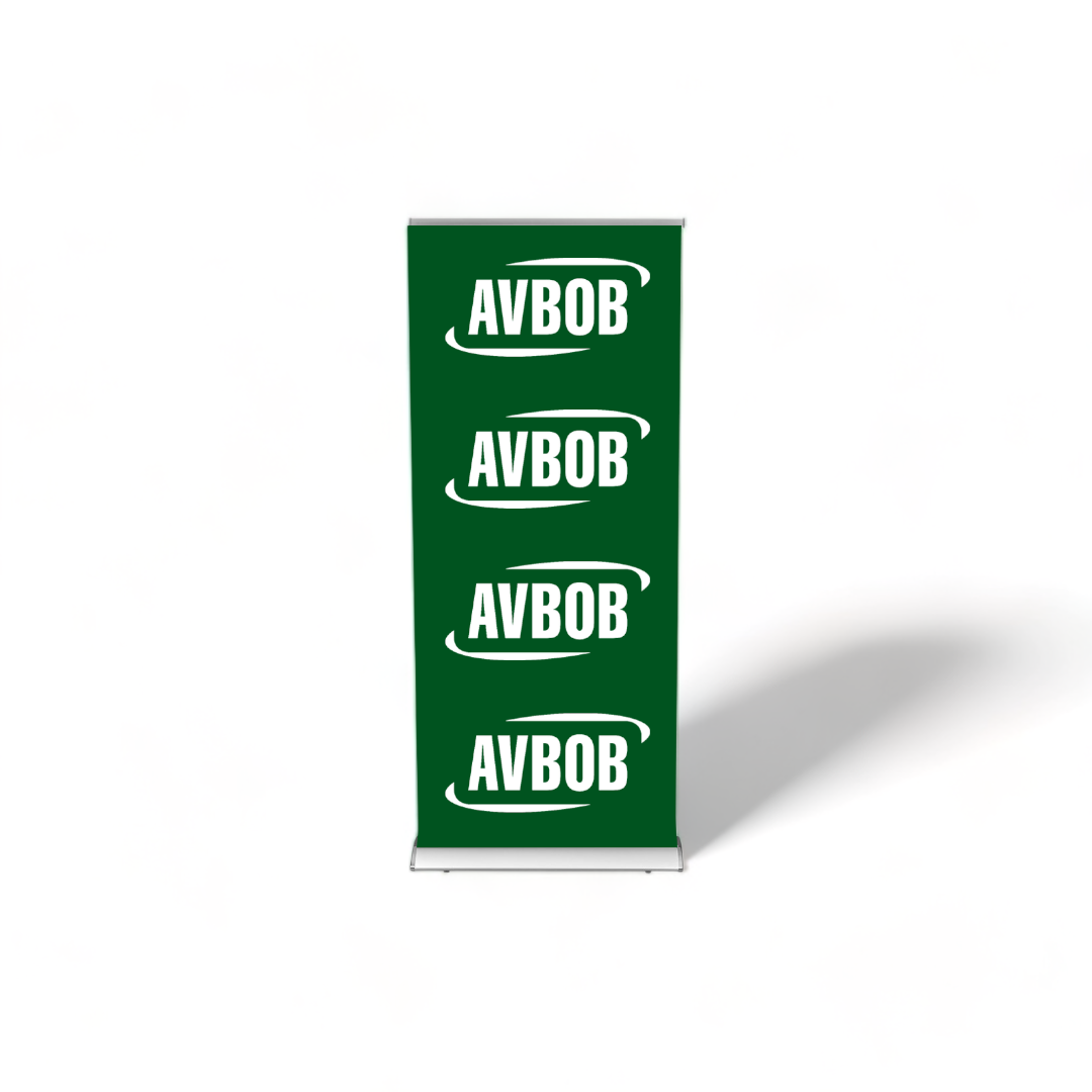 Avbob-Pull-Up-Banner-Photoroom.png Pull Up Banner - Chrome Base - Image 1